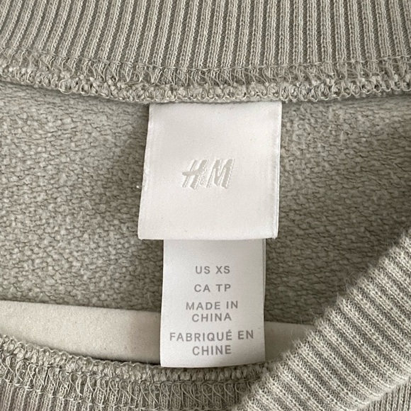 H&M Sage Green Sweatshirt - Picture 8 of 8